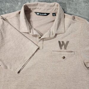 Travis Mathew Heater Pro Performance Golf Polo Shirt Athleisure MED Wolf Sports